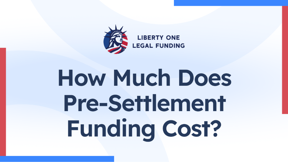 how much does pre-settlement funding cost